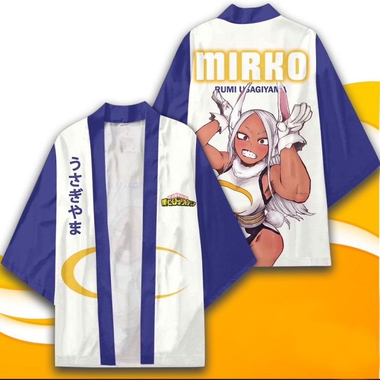 My Hero Academia Full color COS kimono cloak jacket from 2XS to 4XL  three days in advance