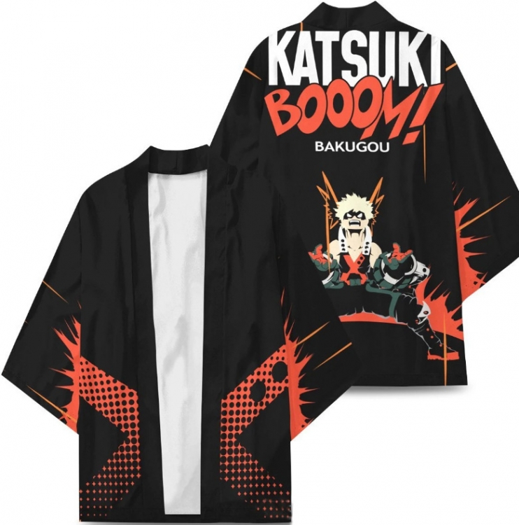 My Hero Academia Full color COS kimono cloak jacket from 2XS to 4XL  three days in advance