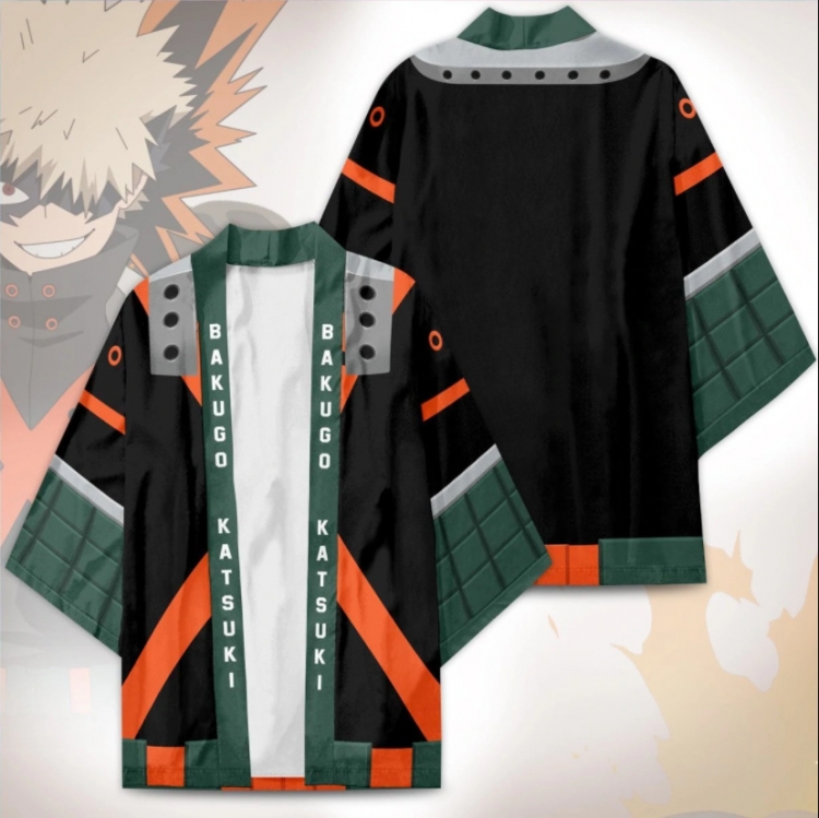 My Hero Academia Full color COS kimono cloak jacket from 2XS to 4XL  three days in advance