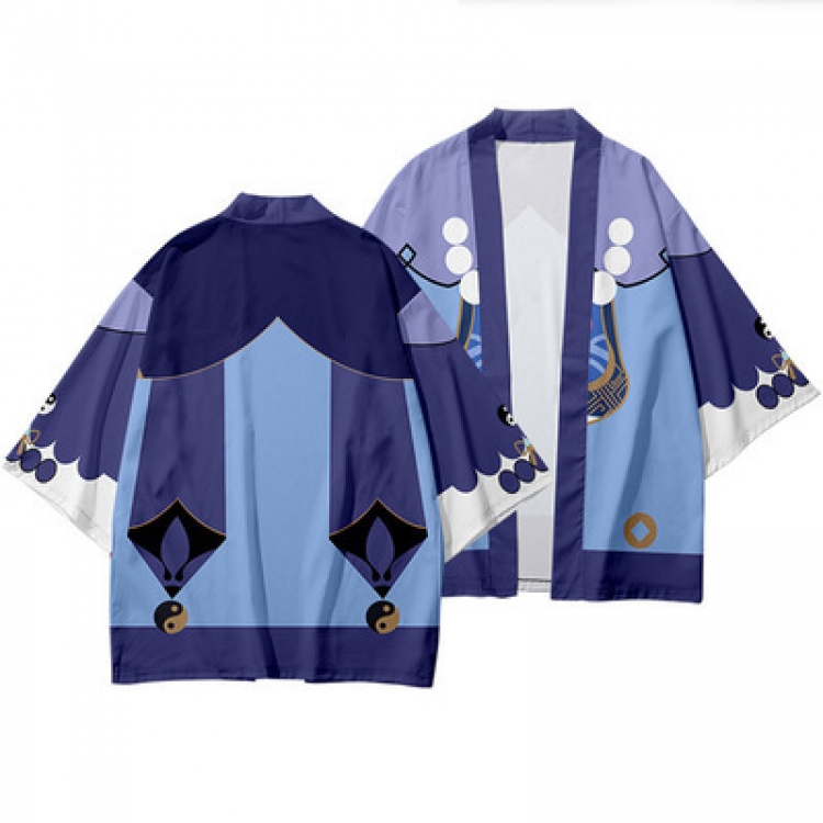 Genshin Impact  Full color COS kimono cloak jacket from 2XS to 4XL  three days in advance