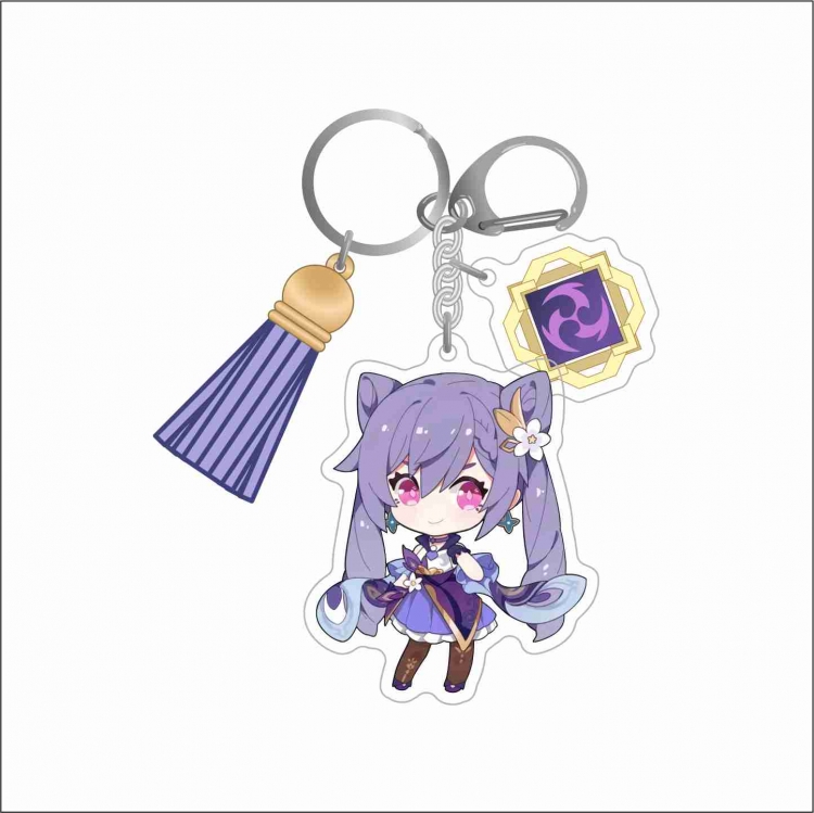 Genshin Impact 3 Pendant Acrylic Keychain Bag Pendant Decorations price for 5 pcs