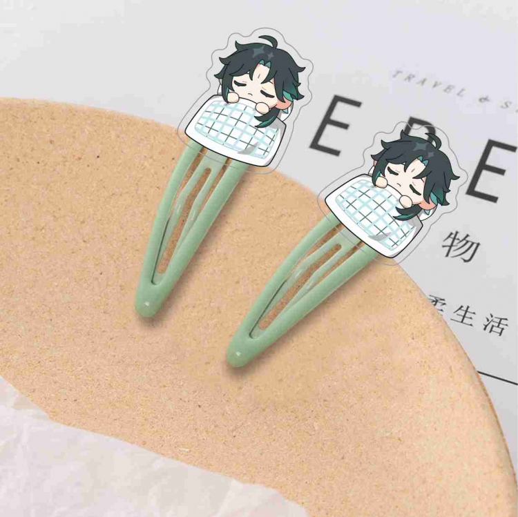 Genshin Impact Hair clip decoration student clip  price for 10 pcs