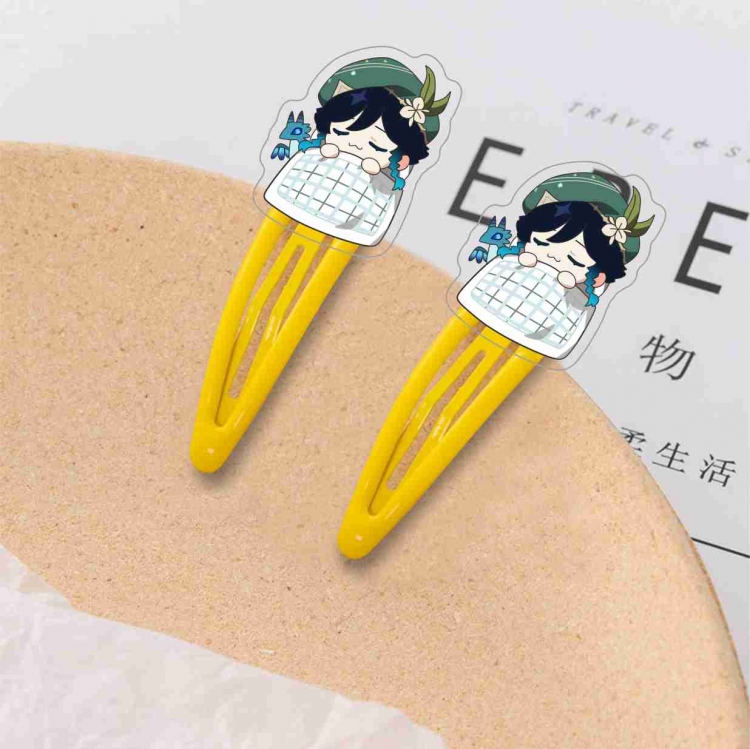 Genshin Impact Hair clip decoration student clip  price for 10 pcs