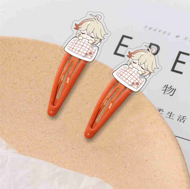 Genshin Impact Hair clip decoration student clip  price for 10 pcs