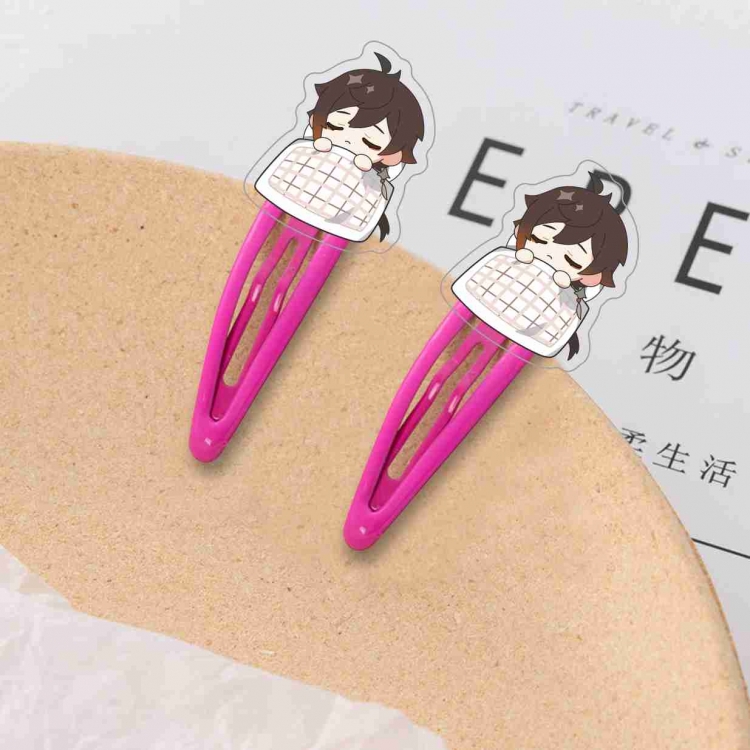 Genshin Impact Hair clip decoration student clip  price for 10 pcs