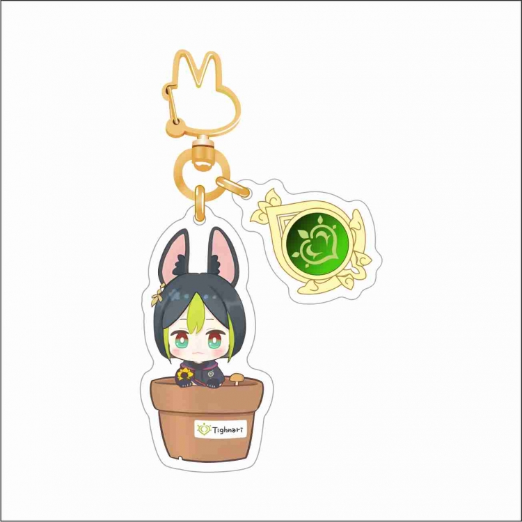 Genshin Impact Epoxy Keychain Bag Pendant Decoration Ornament price for 2 pcs
