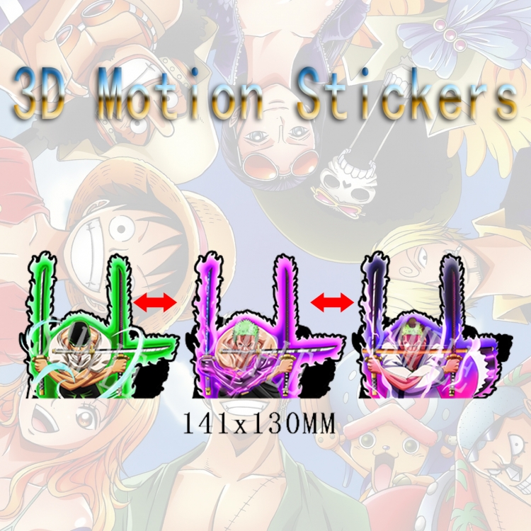 One Piece 3D HD variable map car computer animation stickers price for 2 pcs