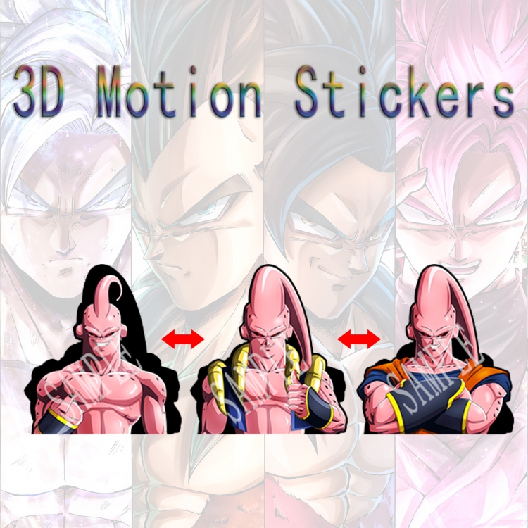 DRAGON BALL 3D HD variable map car computer animation stickers price for 2 pcs