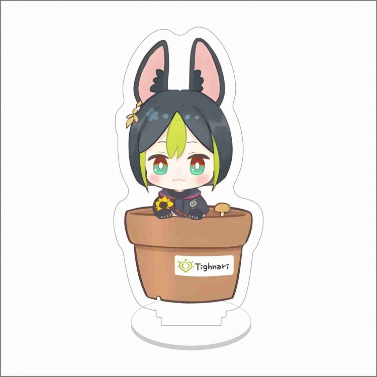 Genshin Impact Double layer Anime characters acrylic Standing Plates Keychain 10cm