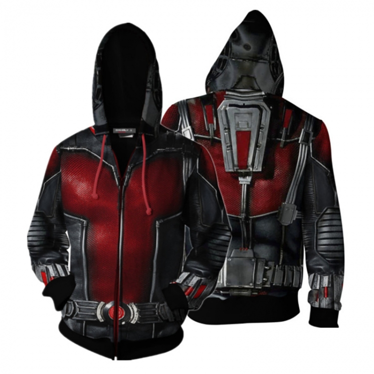 Antman 3 Hooded zipper sweater jacket  from S to 5XL price for 2 pcs three days in advance