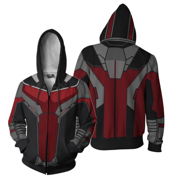 Antman 3 Hooded zipper sweater jacket  from S to 5XL price for 2 pcs three days in advance