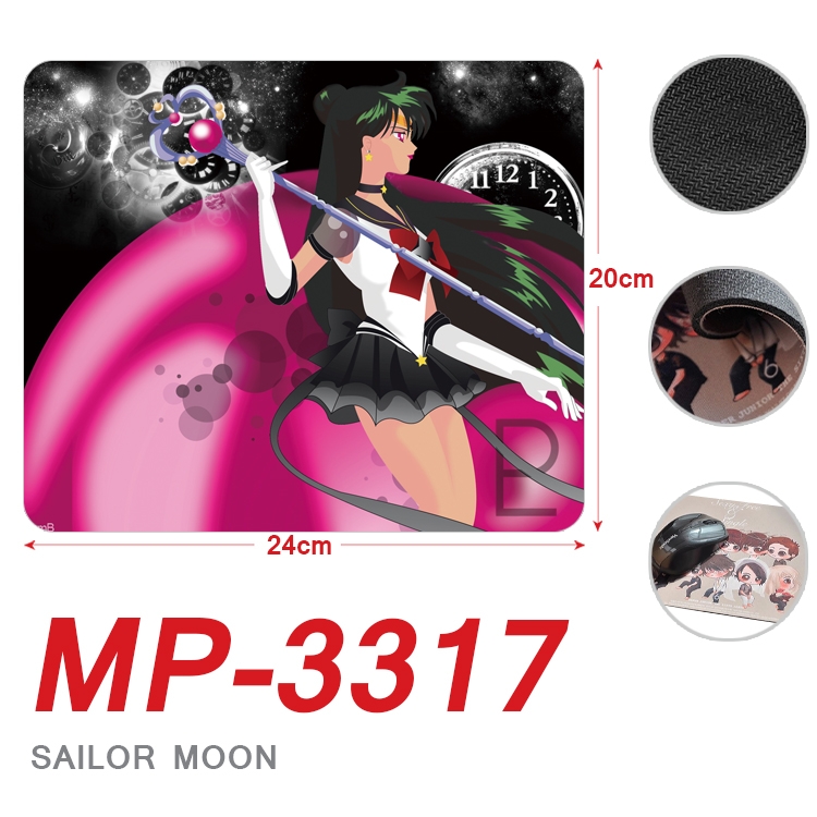 sailormoon Anime Full Color Printing Mouse Pad Unlocked 20X24cm price for 5 pcs MP-3317