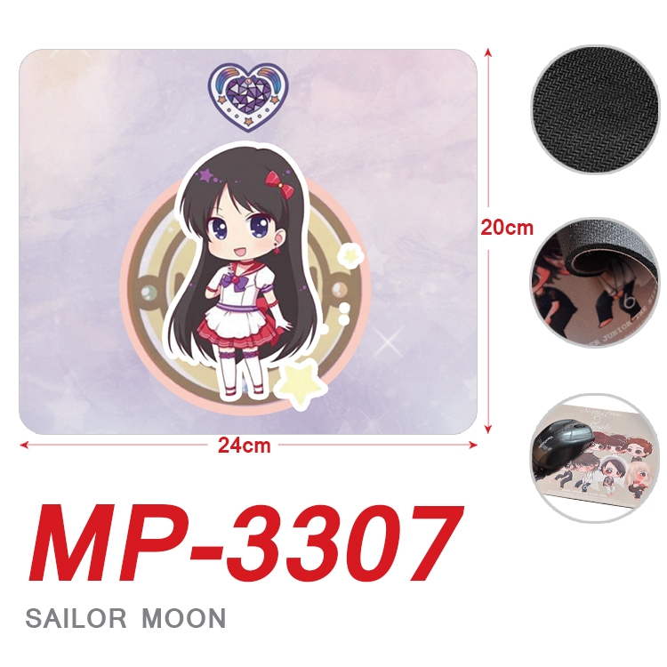 sailormoon Anime Full Color Printing Mouse Pad Unlocked 20X24cm price for 5 pcs MP-3307