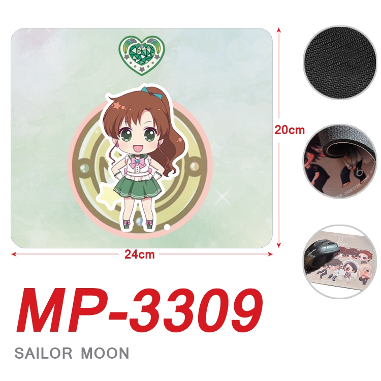 sailormoon Anime Full Color Printing Mouse Pad Unlocked 20X24cm price for 5 pcs  MP-3309