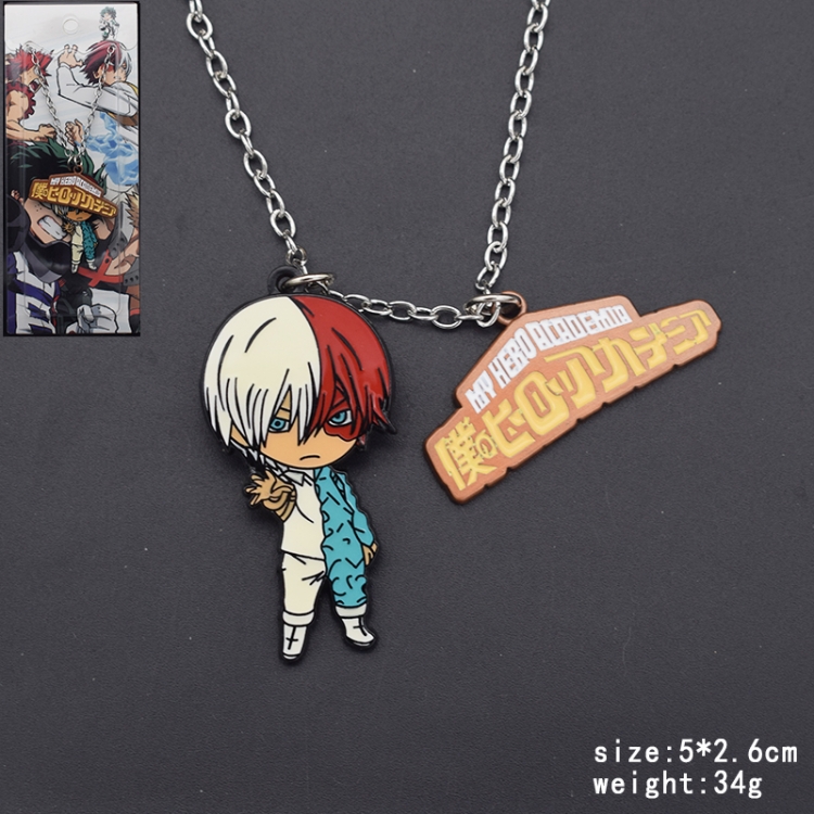 My Hero Academia Animation cartoon metal necklace pendant