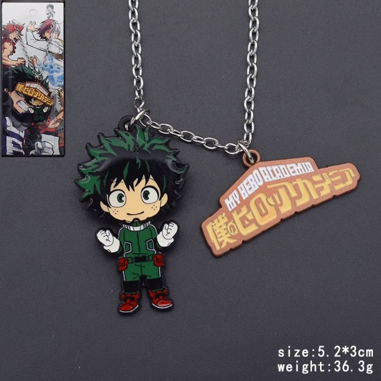 My Hero Academia Animation cartoon metal necklace pendant