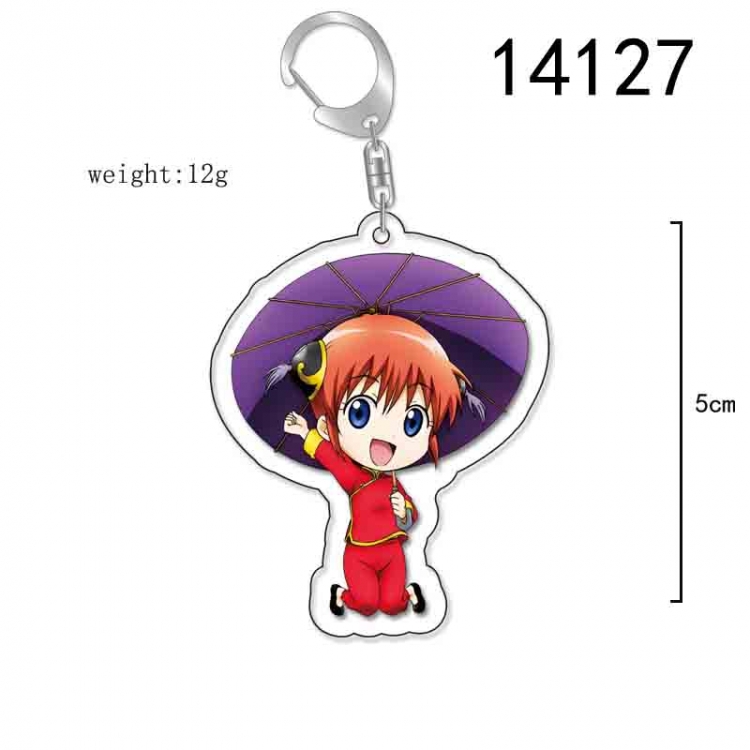 Gintama  Anime Acrylic Keychain Charm price for 5 pcs 14127