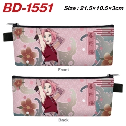 Naruto Anime PU Leather Zipper...