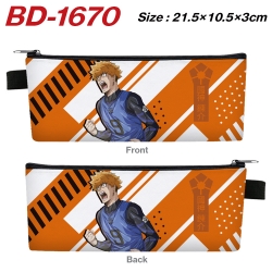 BLUE LOCK Anime PU Leather Zip...