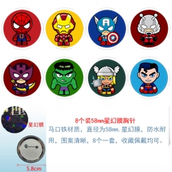 Superhero Movie Anime round As...