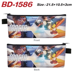 Overwatch Anime PU Leather Zip...