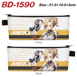 Overwatch Anime PU Leather Zip...