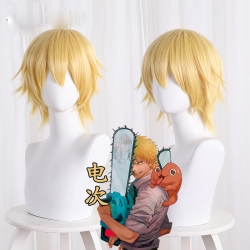 Chainsaw man Light gold curled...
