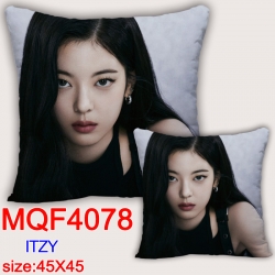 ITZY square full-color pillow ...