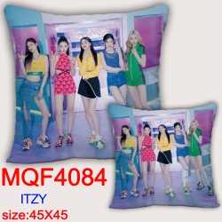 ITZY square full-color pillow ...