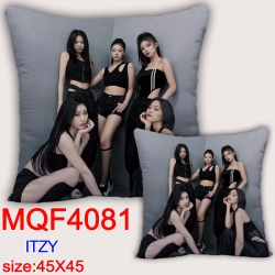 ITZY square full-color pillow ...