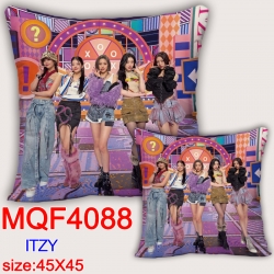 ITZY square full-color pillow ...