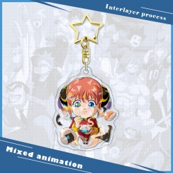 Gintama star ring acrylic pend...