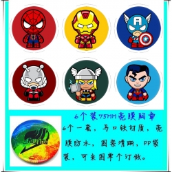 Superhero Movie Anime round Ba...