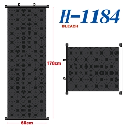 Bleach Black plastic rod cloth...