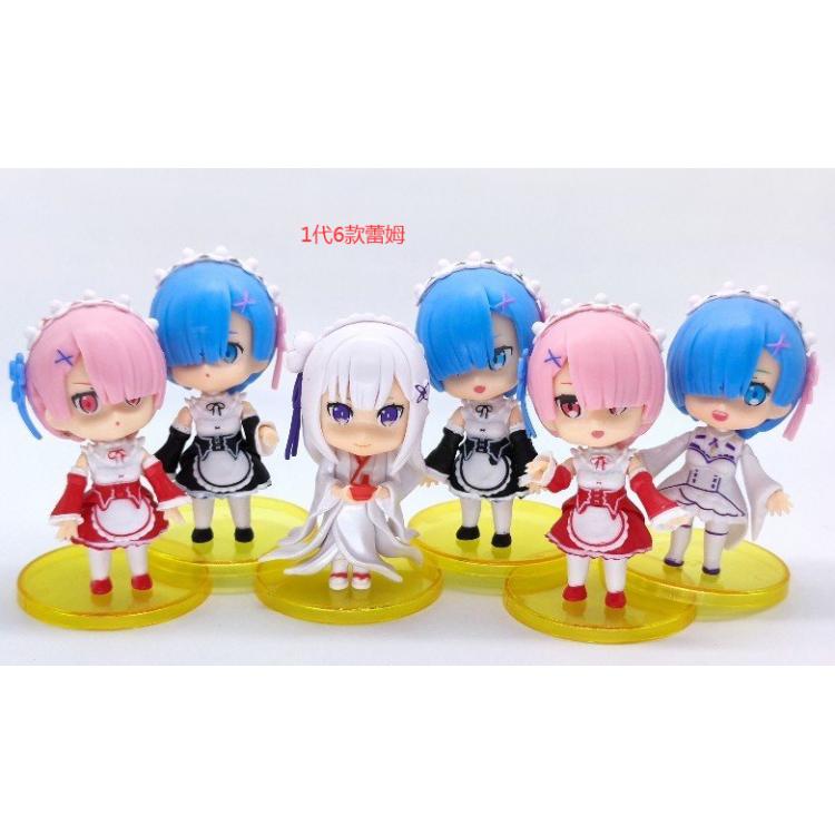 Re:Zero kara Hajimeru Isekai Seikatsu  Bagged Figure Decoration Model a set of 6