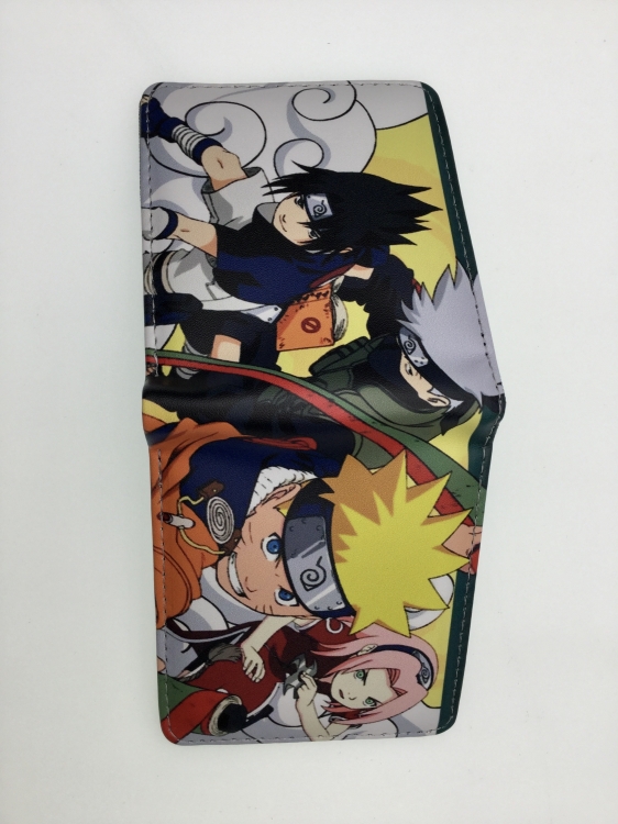 Naruto Short card wallet fold in half 11X9.5CM 60G