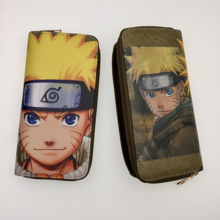 Naruto Animation full-color printed long zipper wallet 511