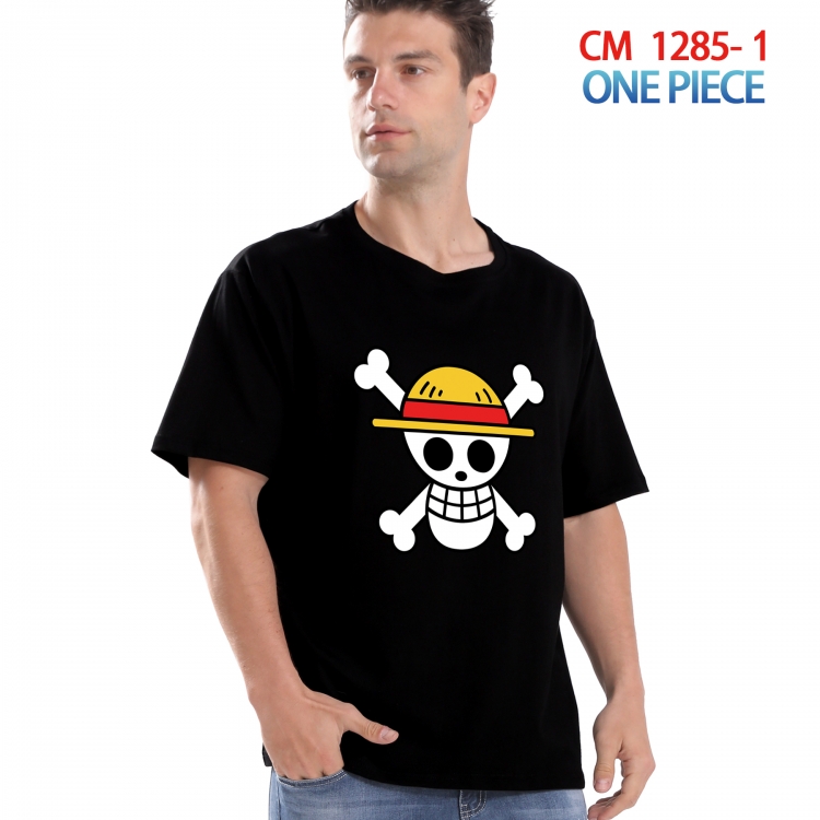 One Piece Printed short-sleeved cotton T-shirt from S to 4XL  CM 1285 1