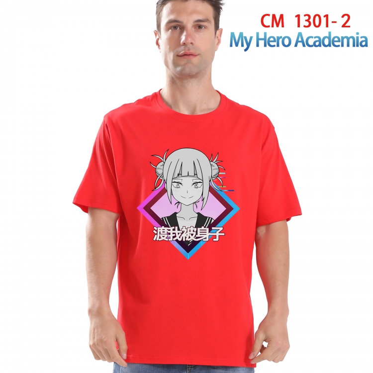 My Hero Academia Printed short-sleeved cotton T-shirt from S to 4XL CM 1301 2