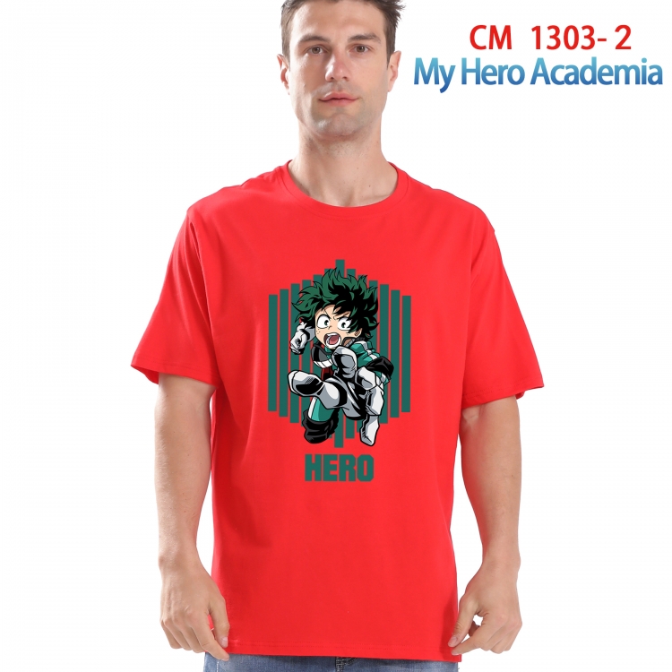 My Hero Academia Printed short-sleeved cotton T-shirt from S to 4XL  CM 1303 2