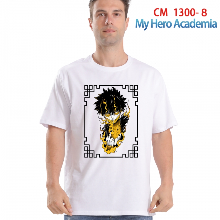 My Hero Academia Printed short-sleeved cotton T-shirt from S to 4XL CM 1300 8