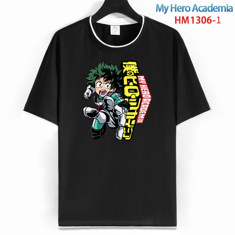 My Hero Academia Cotton round neck short sleeve T-shirt from S to 6XL HM 1306 1