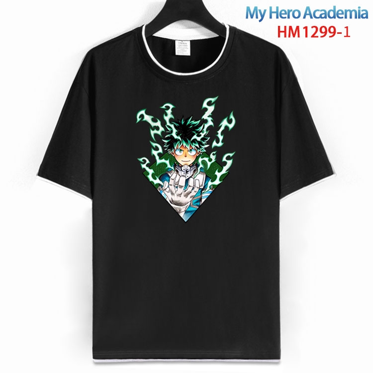 My Hero Academia Cotton round neck short sleeve T-shirt from S to 6XL HM 1299 1