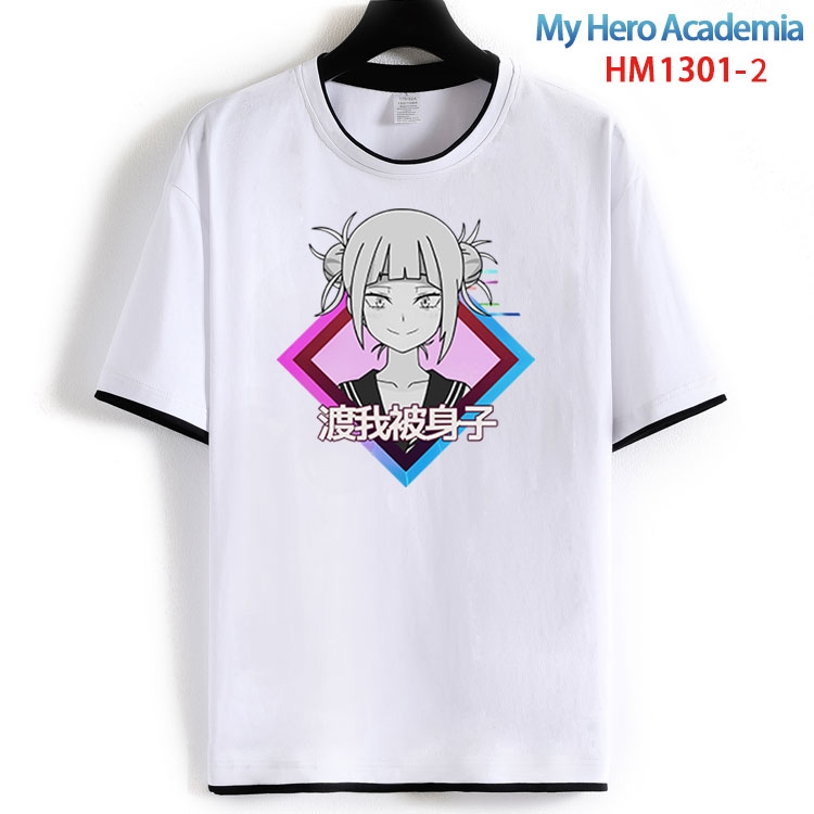 My Hero Academia Cotton round neck short sleeve T-shirt from S to 6XL HM 1301 2