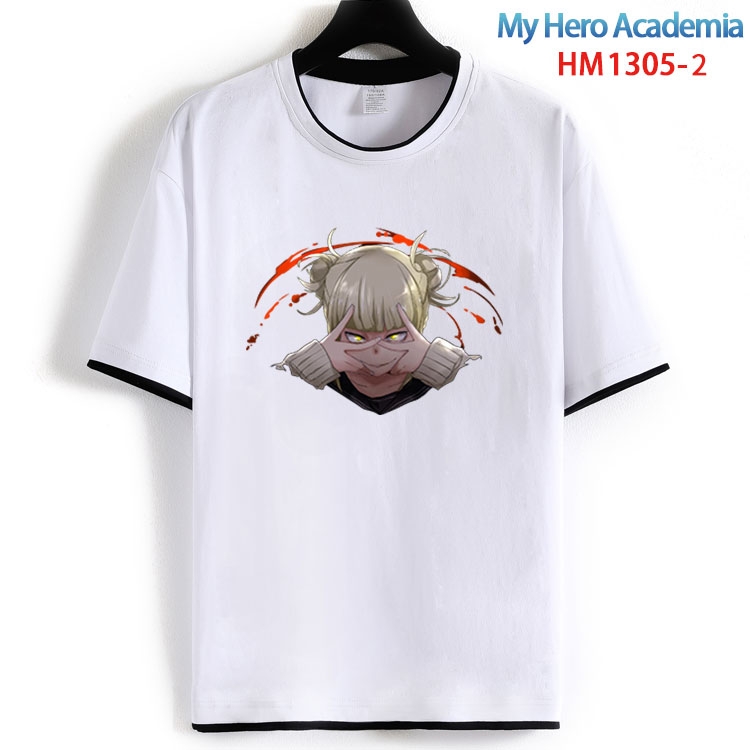 My Hero Academia Cotton round neck short sleeve T-shirt from S to 6XL HM 1305 2