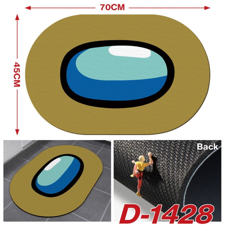Among us Multi-functional digital printing floor mat mouse pad table mat 70x45CM D-1428
