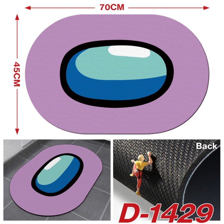 Among us Multi-functional digital printing floor mat mouse pad table mat 70x45CM D-1429