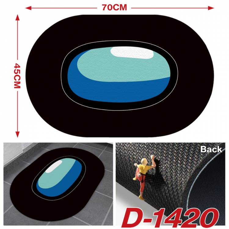 Among us Multi-functional digital printing floor mat mouse pad table mat 70x45CM D-1420