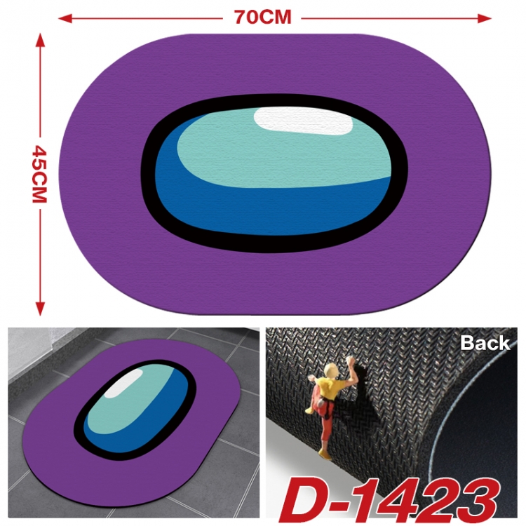 Among us Multi-functional digital printing floor mat mouse pad table mat 70x45CM D-1423
