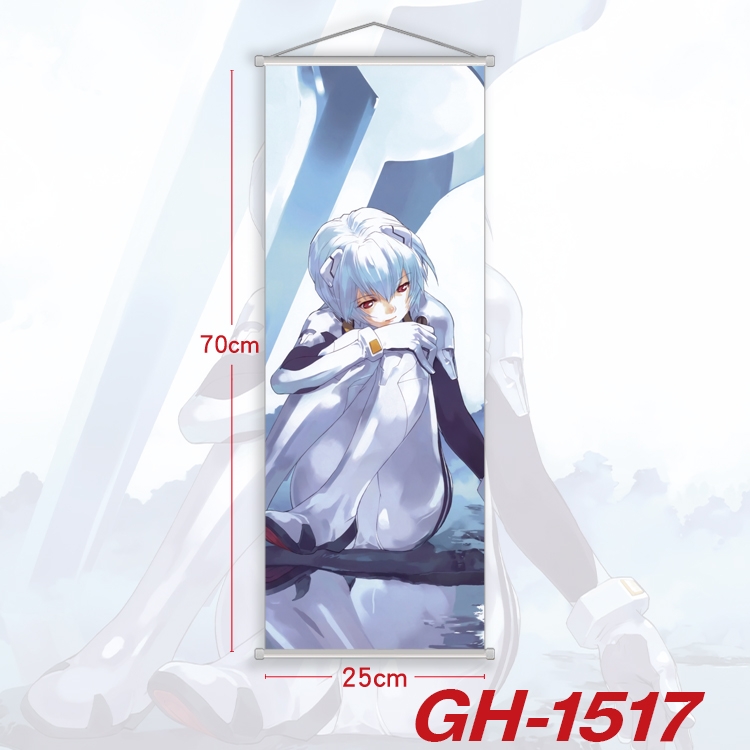 EVA Plastic Rod Cloth Small Hanging Canvas Painting Wall Scroll 25x70cm price for 5 pcs GH-1517A